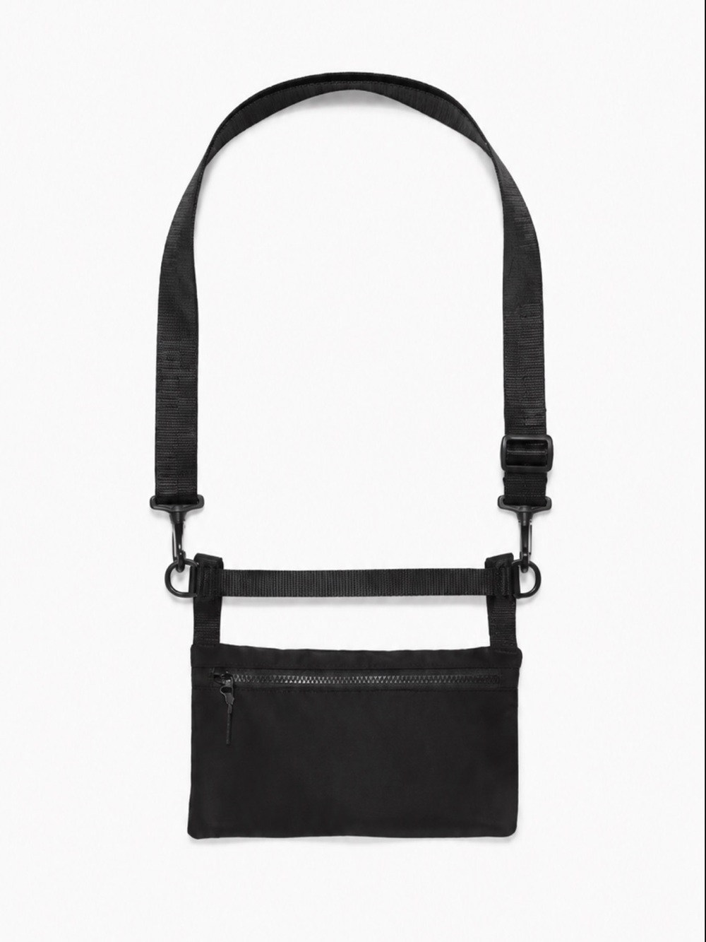 LULULEMON ATHLETICA Black Nylon Stow & Flow Yoga Mat Strap & Pouch